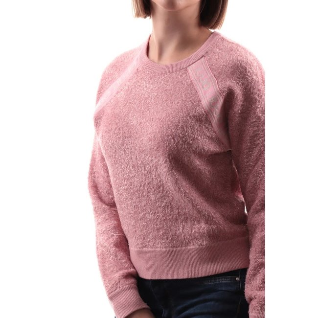 LIU JO Lurex sweater roze