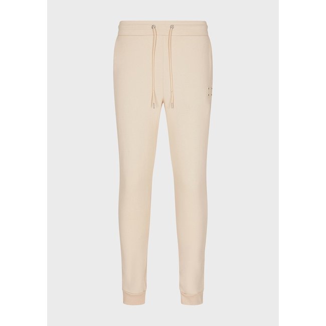 Uniseks joggingbroek van biologische katoen beige Di lano Fashion
