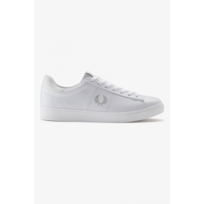 FRED PERRY leer Sneakers  wit