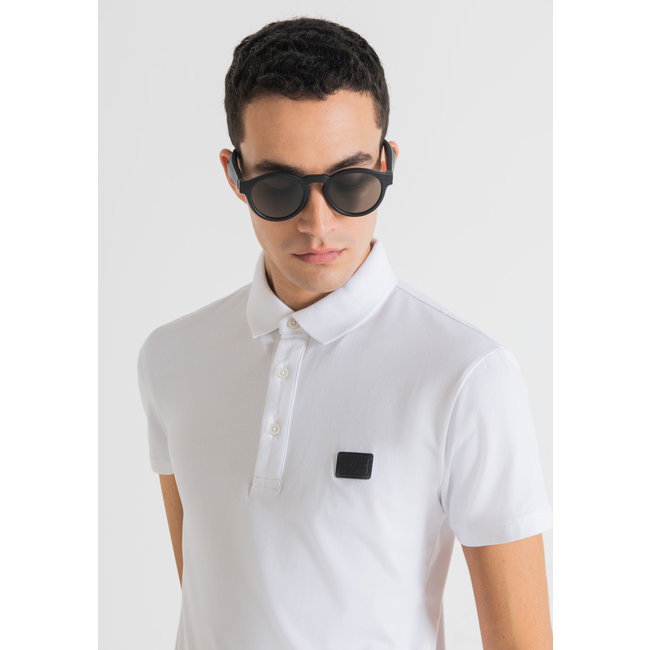 ANTONY MORATO Super slim fit polo wit