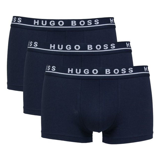 HUGO BOSS Set van drie boxershort stretchkatoen donkerblauw