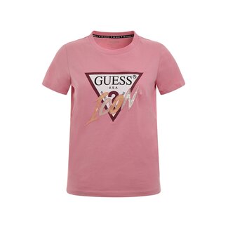 GUESS Icon t-shirt roze