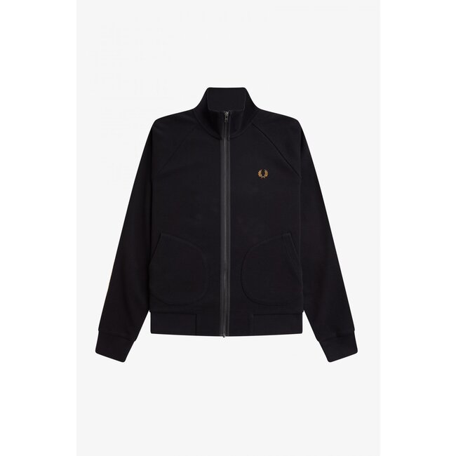 FRED PERRY Chequerboard tape jacket zwart