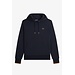 FRED PERRY Tipped hooide navy