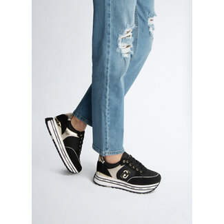 Maxi Wonder Sneaker Zwart Di lano Fashion