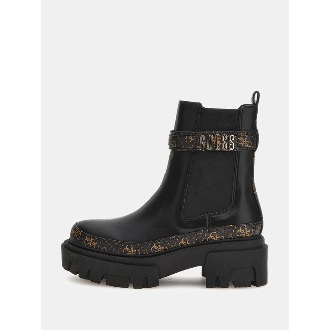 GUESS Logo Boots Black