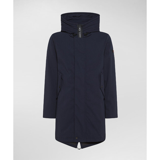 PEUTEREY Smooth, Triple-layer parka Grafietblauw