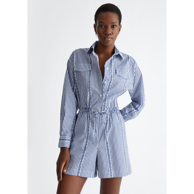 LIU JO Striped jumpsuit