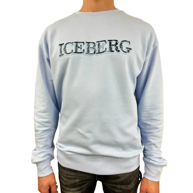 ICEBERG Sweatshirt with logo blue