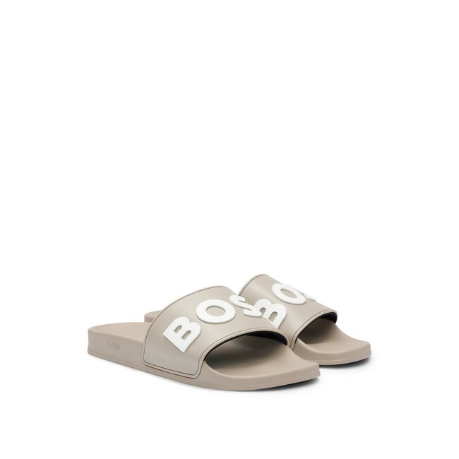 HUGO BOSS Boss slippers Beige/Wit