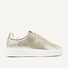 NUBIKK Vince tora gold metallic sneakers