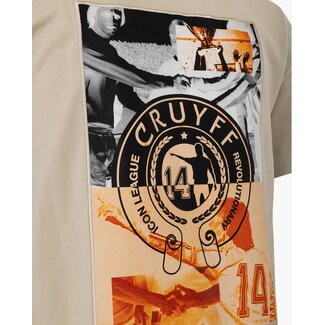 CRUYFF Vision Tee Silver sand