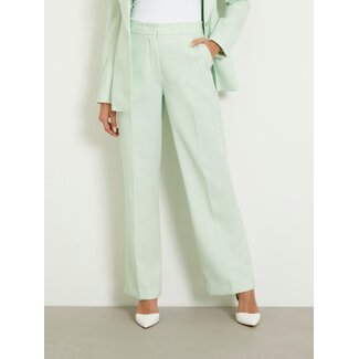 GUESS Pantalon licht groen wijd