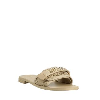 GUESS Slippers Logo Beige