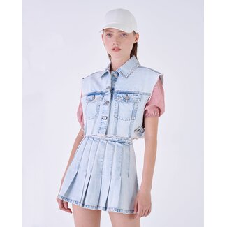 SILVIAN HEACH Denim waistcoat