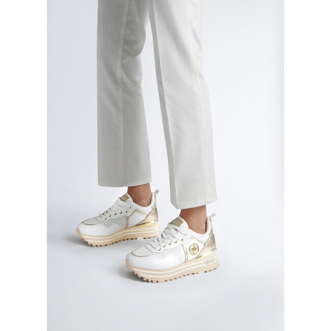 LIU JO Leer/Mesh platform sneakers