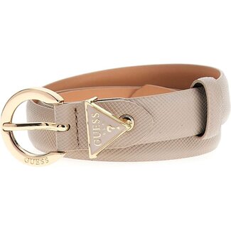 GUESS Noelle riem driehoek logo Taupe