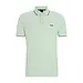 HUGO BOSS Paddy polo van biologische katoen mint groen