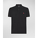 PEUTEREY Katoen polo shirt zwart