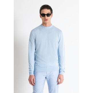 ANTONY MORATO Slim fit sweater in viscose mix blauw