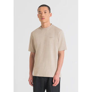 ANTONY MORATO T-shirt met geborduurd logo | Sand