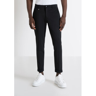 ANTONY MORATO ''Ashe' super skinny fit trousers strech viscose mix | Black