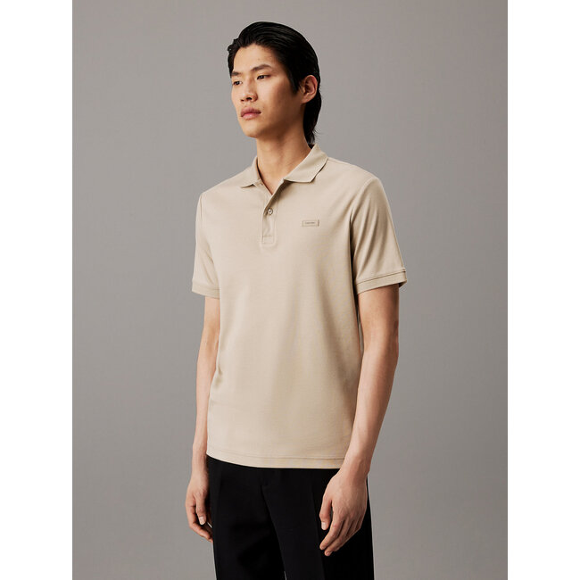 Calvin Klein Liquid touch slim polo Clay