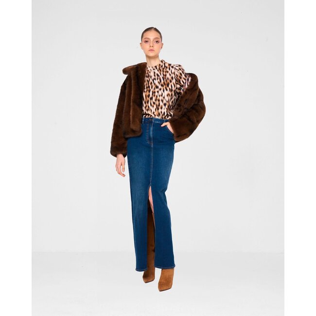 SILVIAN HEACH Leopard Blouse