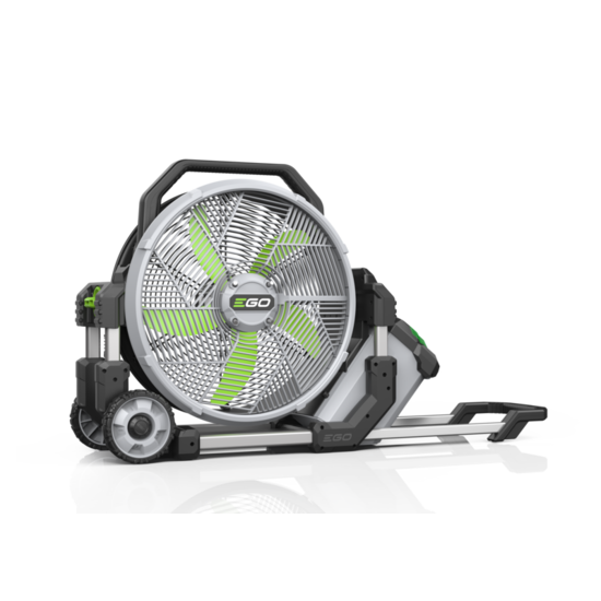 EGO power plus Ventilator 45 cm met vernevelingssfunctie FN1800E