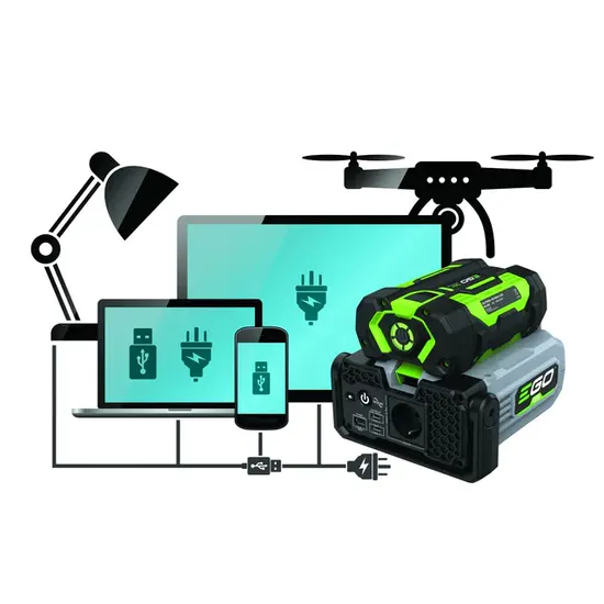 EGO power plus Nexus escape omvormer 150 W PAD1501E