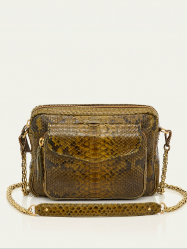 Claris Virot Sac Python Big Charly Cha ne