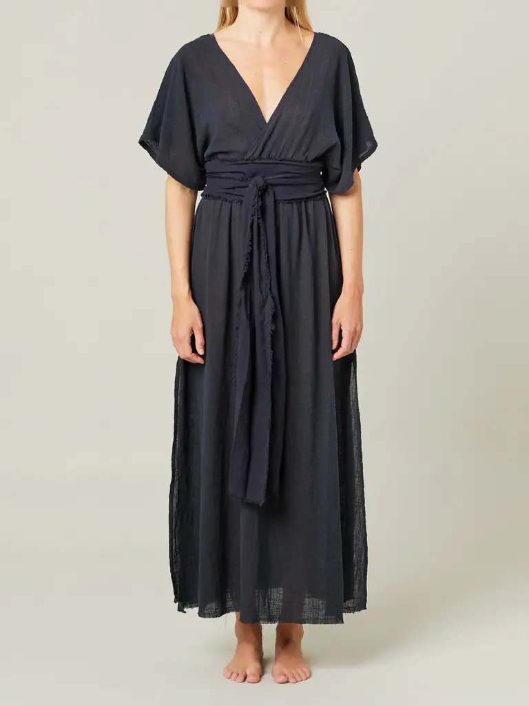 Maison Saint Julien Empire long resort dress