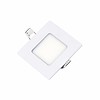 Vierkante LED inbouwspot 85 x 85 x 15 mm - 3 Watt - 3000K