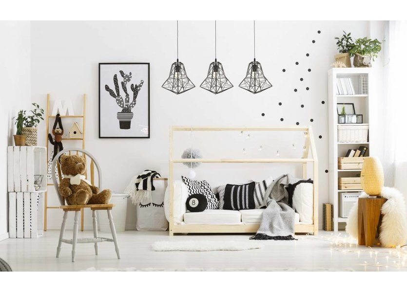 Scandinavische Hanglamp Diamant Zwart – Scaldare Nesso