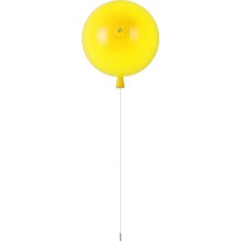 Funnylights Wandlamp Ballon lamp Geel Groot inclusief 4W LED lamp - Funnylights