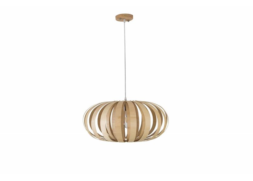 Hanglamp Hout Rond Houtkleur 58 cm - Madera Roble