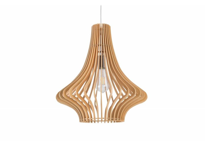 Hanglamp Hout Houtkleur 45 cm - Madera Abeto