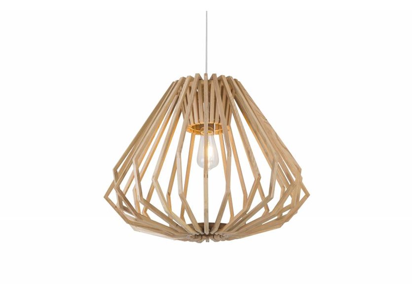 Hanglamp Hout Houtkleur 60 cm - Madera Alamo