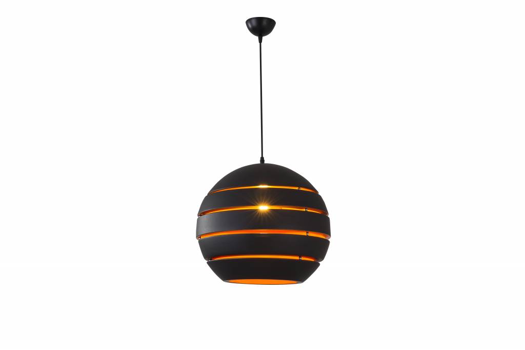 Hanglamp Rond Zwart Modern 28 cm - Scaldare Dalmine - A tot