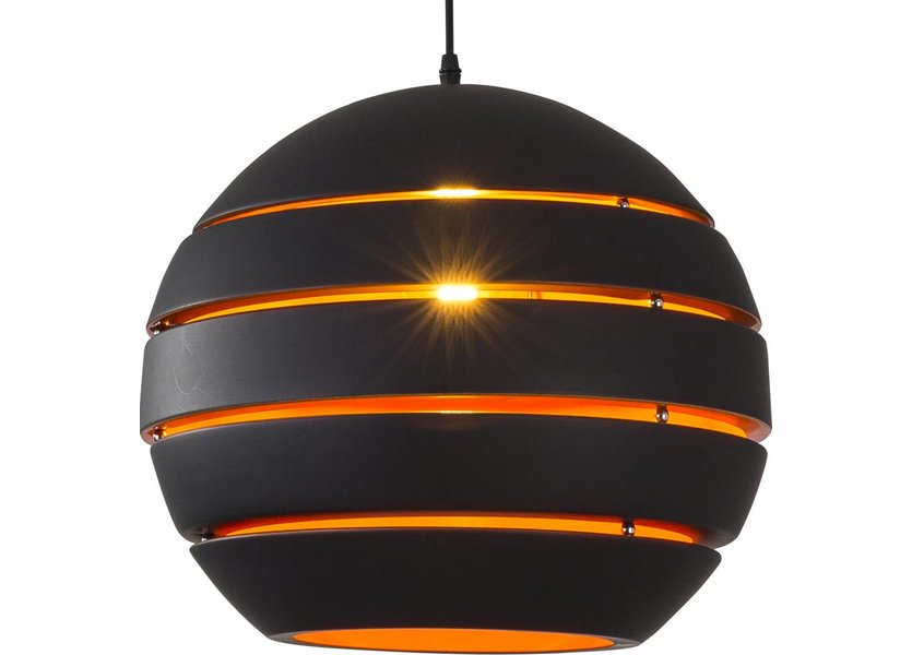Hanglamp Rond Zwart Modern 28 cm - Scaldare Dalmine