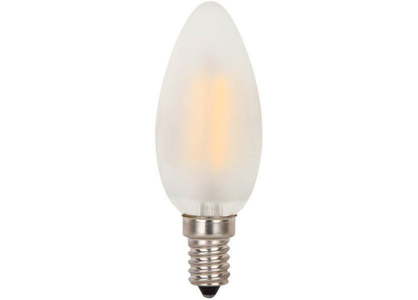 Crius LED kaarslamp E14 4W 827 Mat Dimbaar