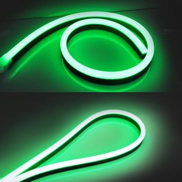 Funnylights LED Neon strip Flex Micro Groen 2 meter 8mm x 16mm inclusief 12V lichtnetadapter - Funnylights
