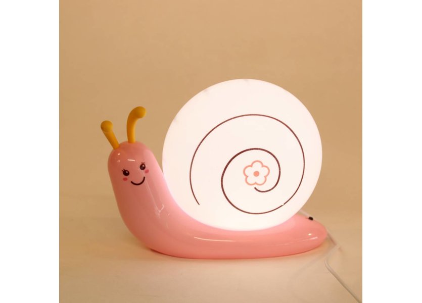 LED Tafellamp Slak Roze - Funnylights Natu