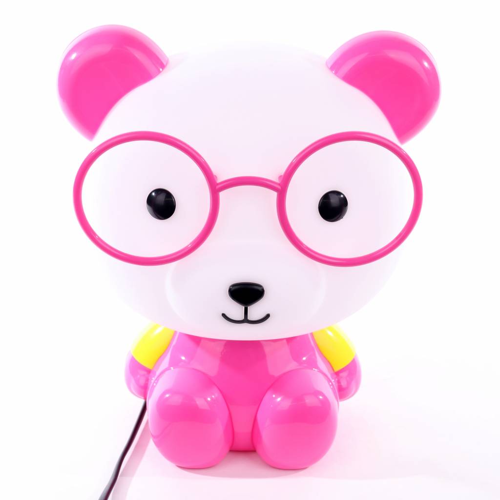 Overblijvend versnelling Faculteit Tafellamp Panda Roze - A tot Z LED - Voor 17.00u, morgen in huis!