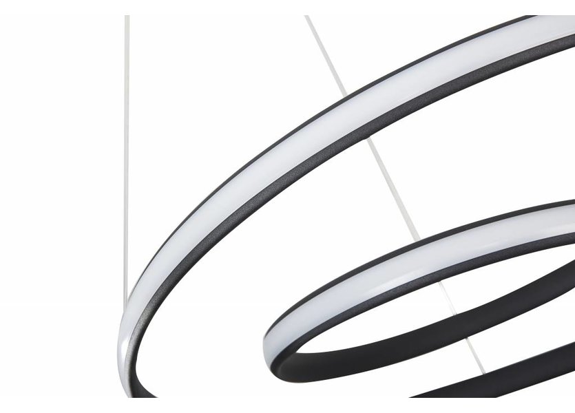 Hanglamp LED Design Zwart Rond - Scaldare Irsina