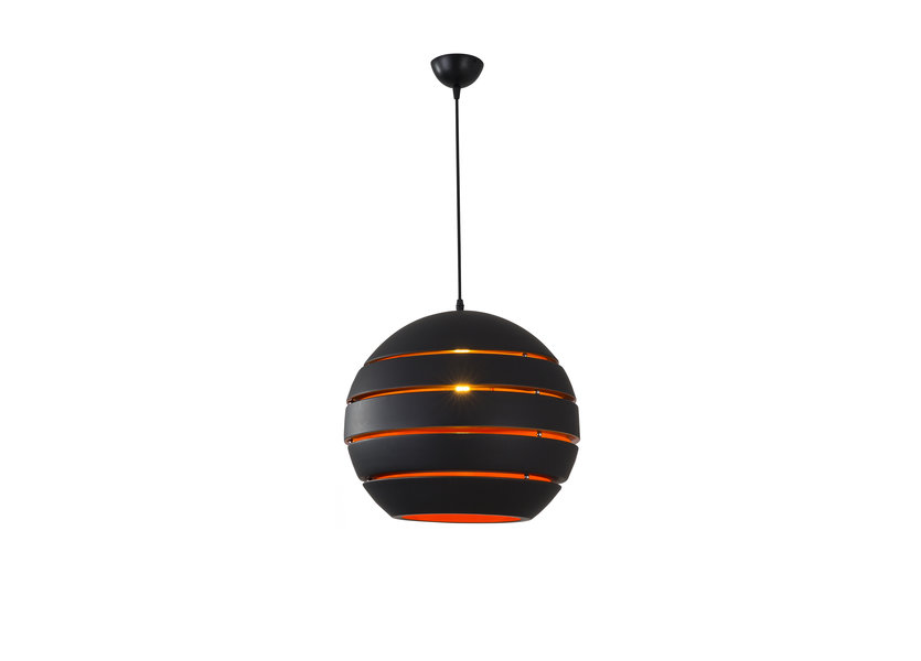 Hanglamp Rond Zwart Modern 40 cm - Scaldare Dalmine