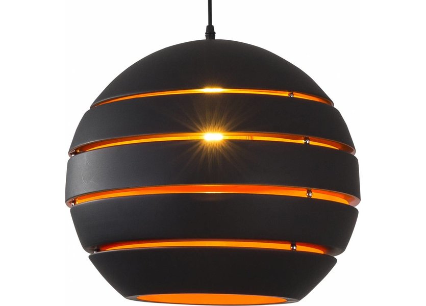 Hanglamp Rond Zwart Modern 40 cm - Scaldare Dalmine