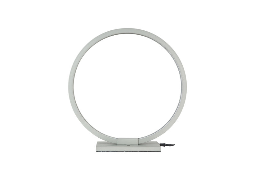 Tafellamp LED Design Zilver Rond - Scaldare Baiso