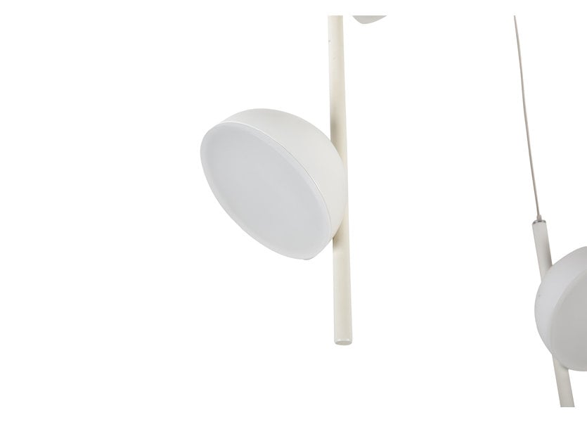 Hanglamp LED Modern Wit Rond 6 Lichtpunten - Scaldare Galbiate