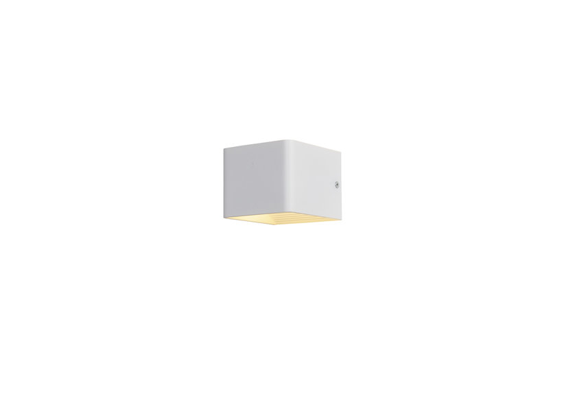 Wandlamp LED Design Wit Kubus - Scaldare Olona